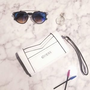 GUESS White Leather Wallet